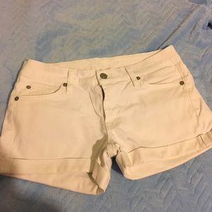White 7 for Man Kind shorts